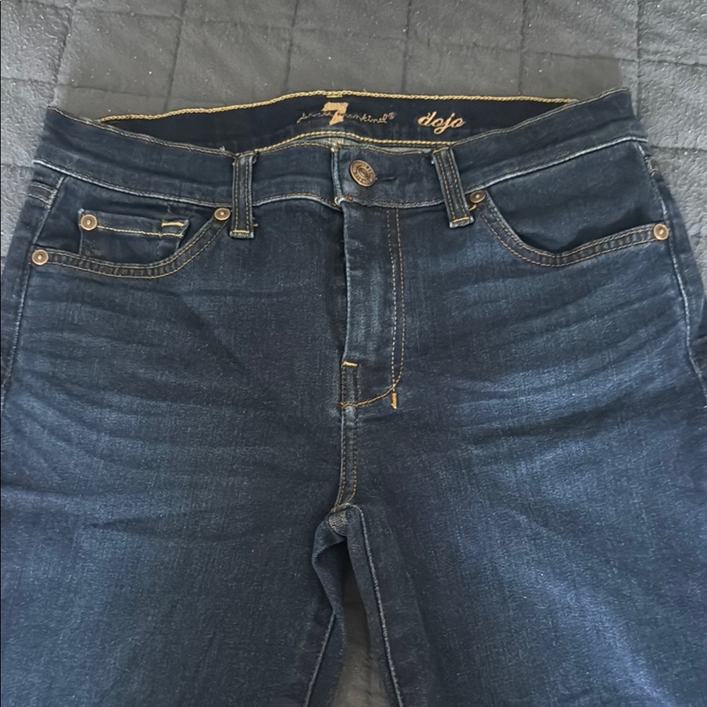 7 For All Mankind Women's Dojo Blue Jeans